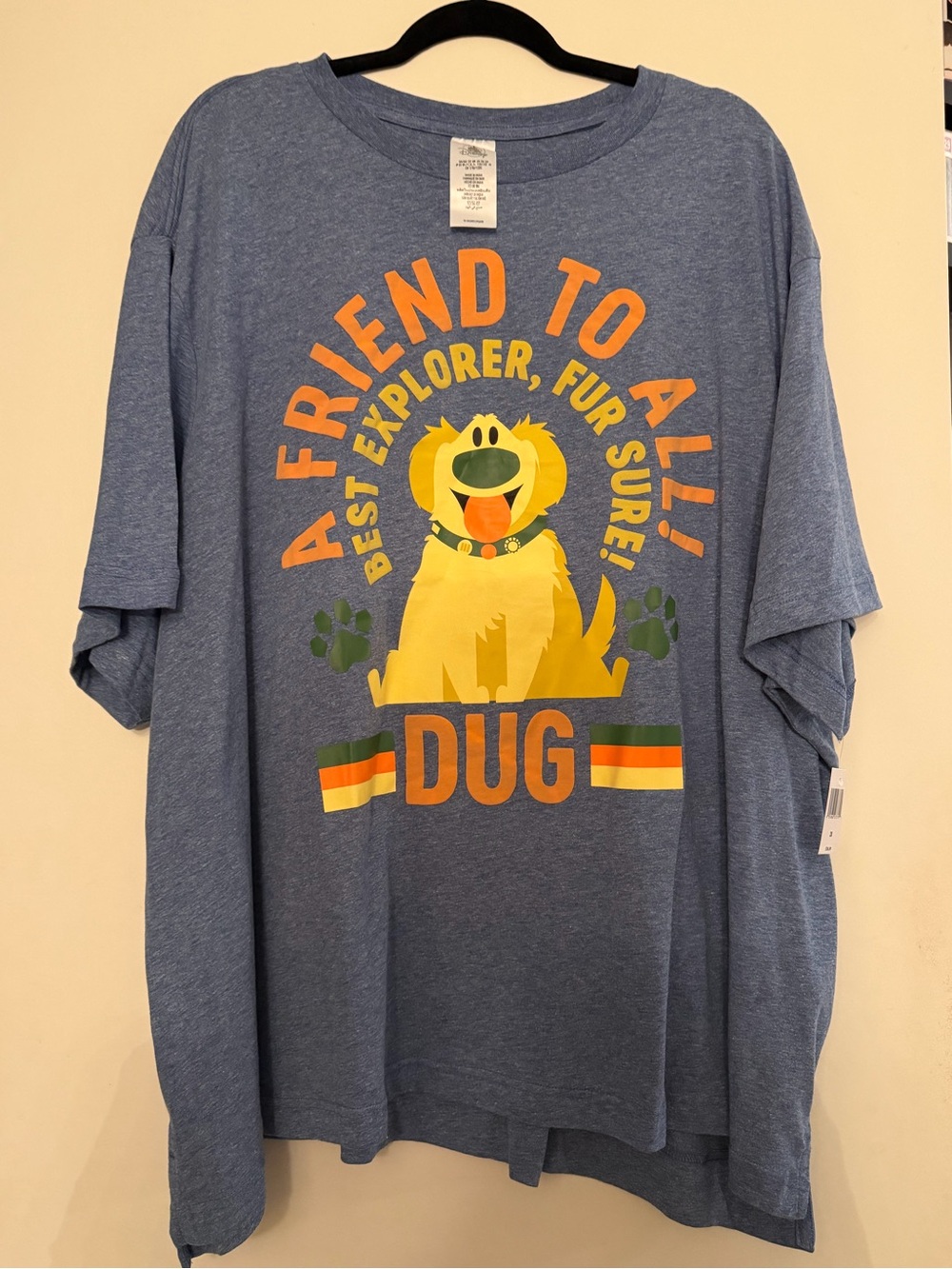 Disney Pixar Dug Dog Graphic Tee - Blue size 2xl